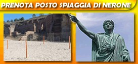 Prenota il posto sulla spiaggia di Nerone